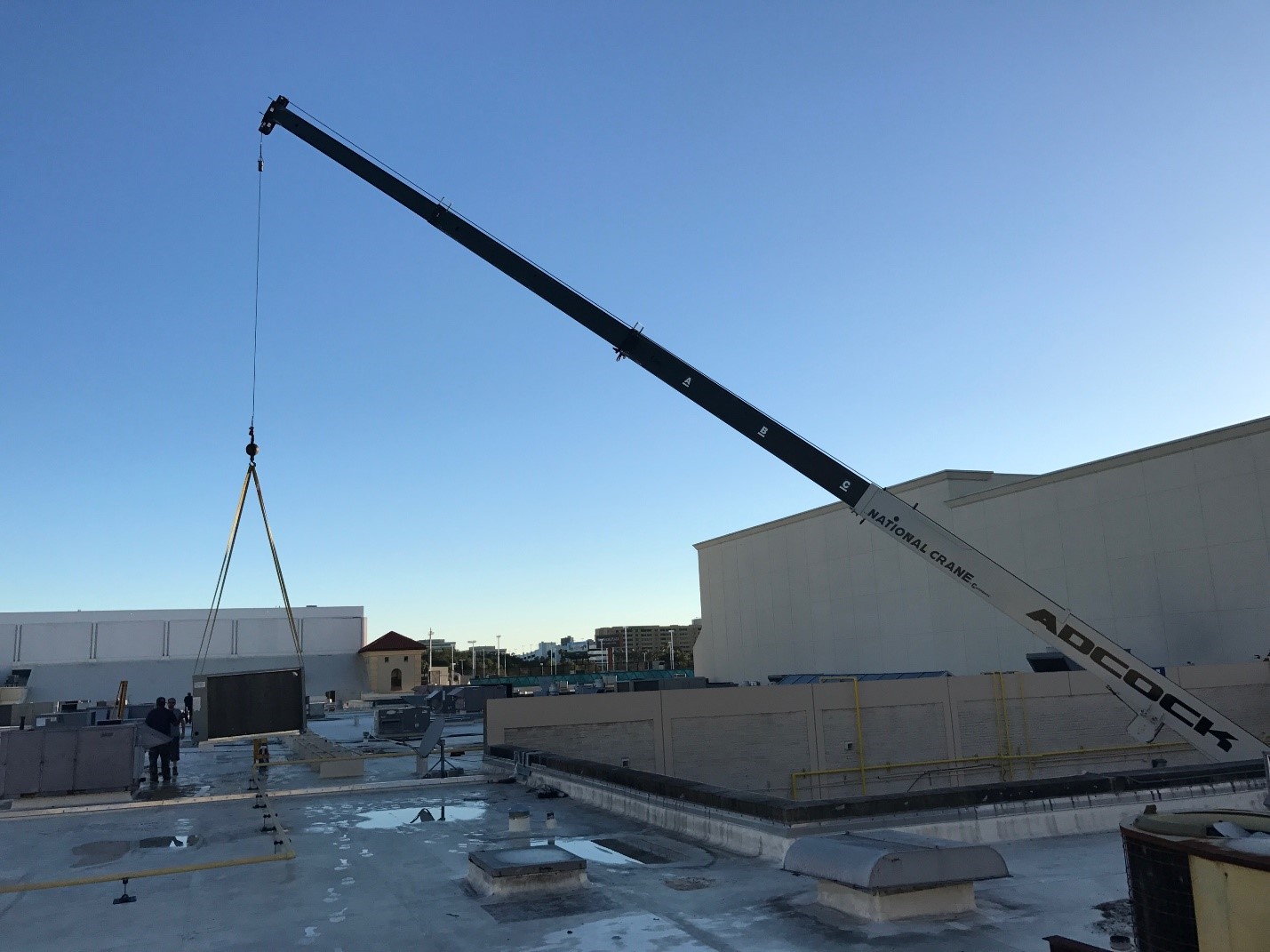 Tampa Cranes - Air Conditioner Lifting Services